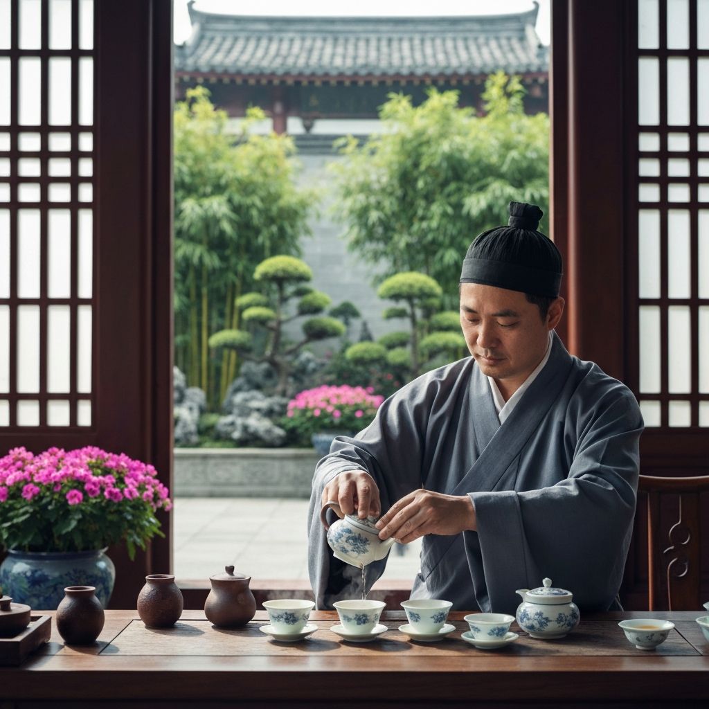 Traditional Vietnamese tea ceremony